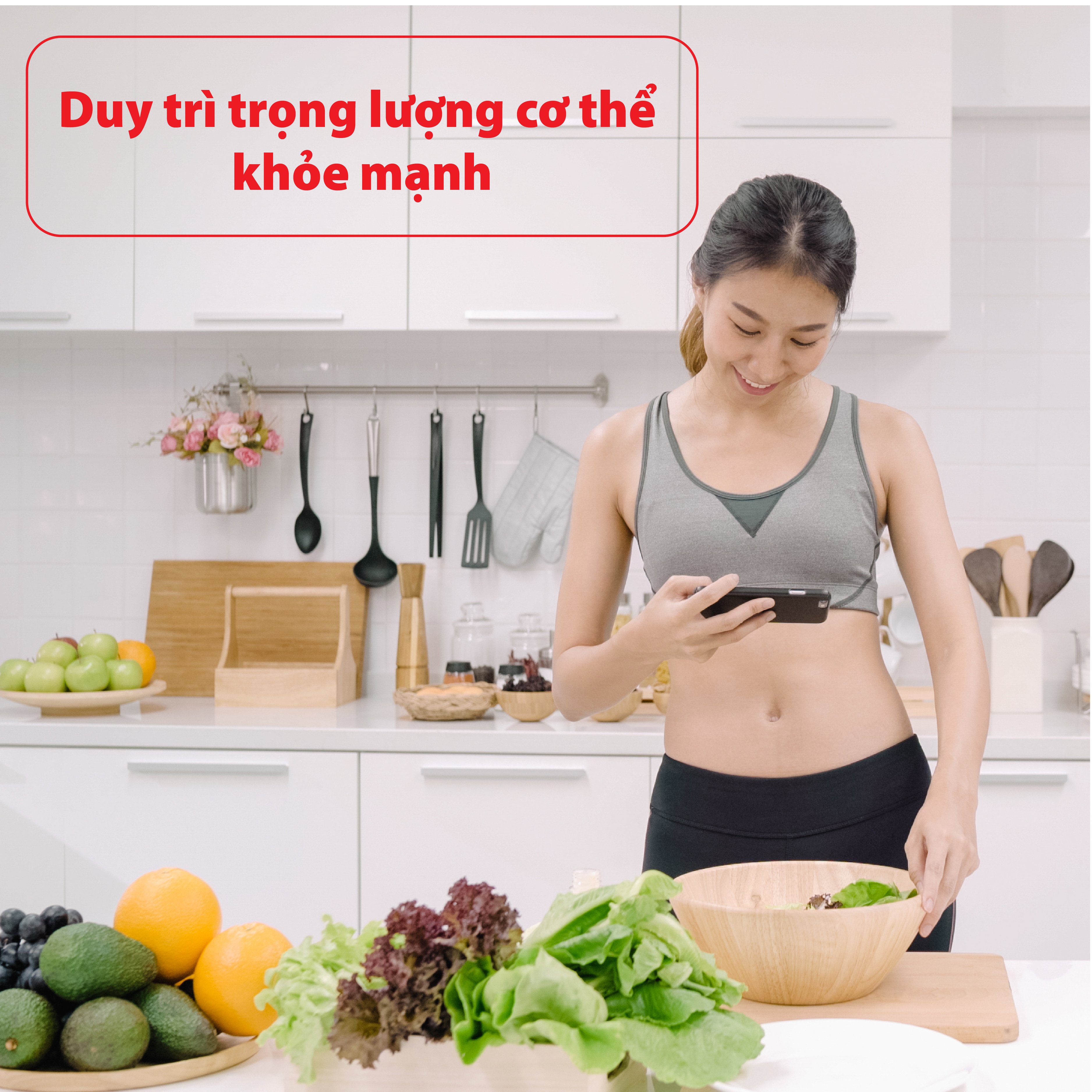 Duy trì trọng lượng cơ thể khỏe mạnh